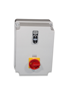 Control cabinet f/1 cable winch 0.37/0.55kW 400V key button